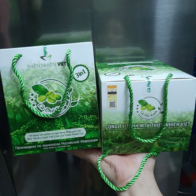 Combo 2 hộp Cafe xanh chính hãng (2 hộp x 30 gói )
