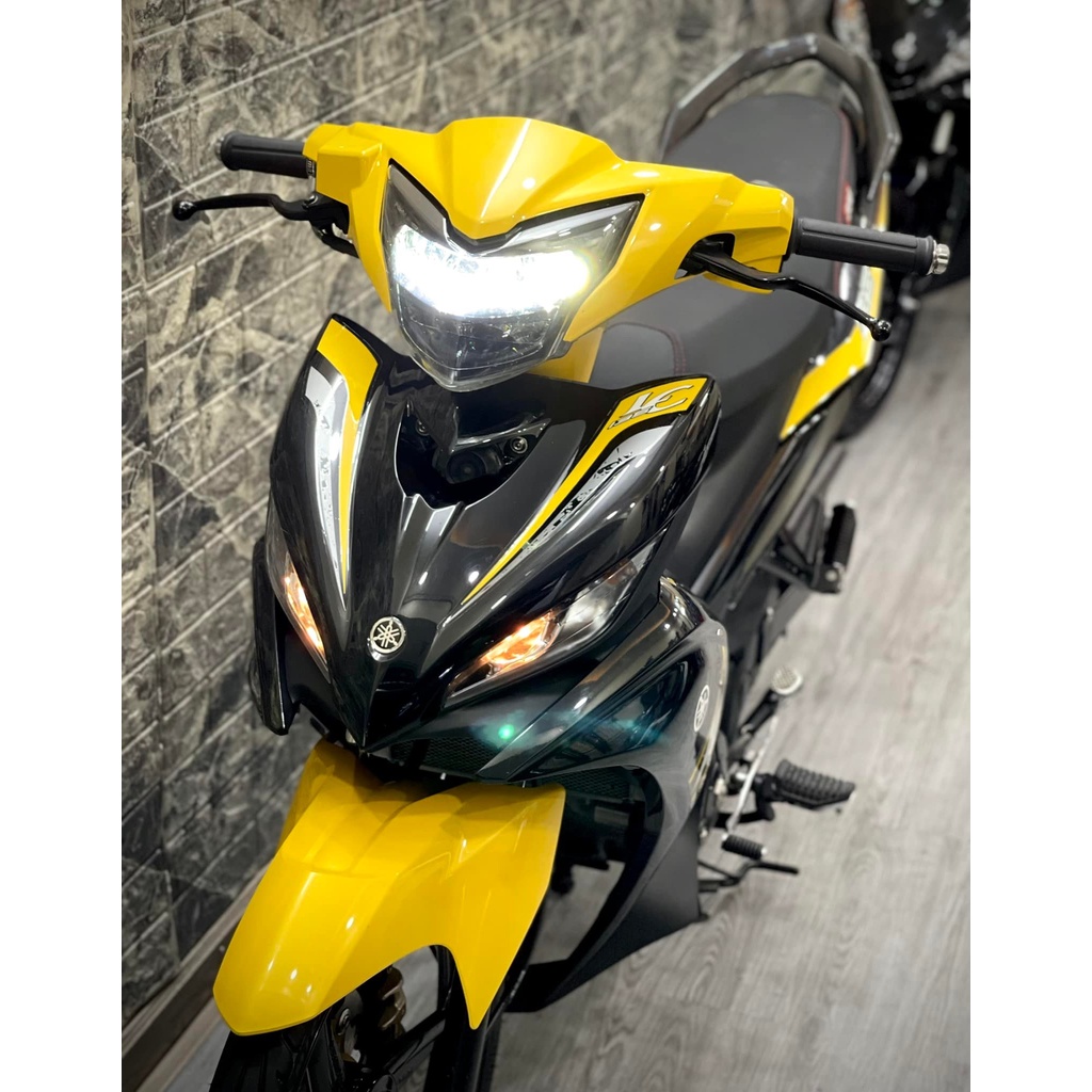 Tem Rời Dán Xe Exciter 135 2011 Mẫu Lc Zin 2019 Vàng Đen Trắng Cực Hot, Hàng 3 Lớp Chất Lượng Cao
