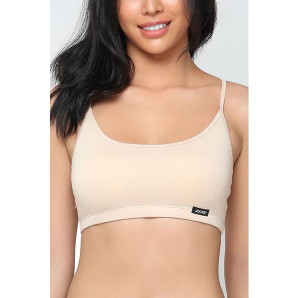 Áo Crop Top Nữ Jockey Chất Liệu Visco - J1156