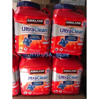 Viên giặt quần áo Kirkland kháng khuẩn Kirkland Signature Ultra Clean 152 Pacs