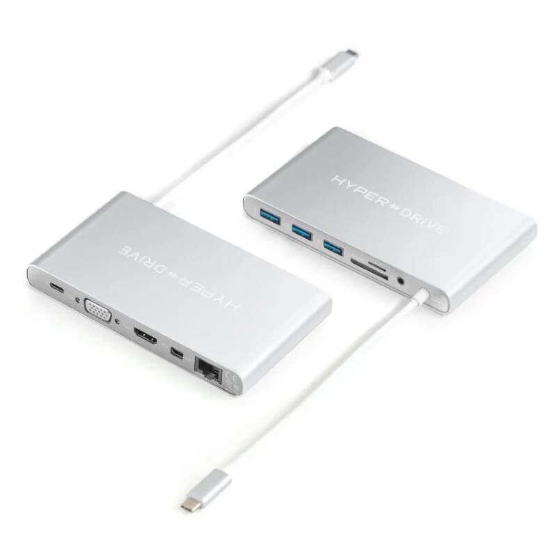 Cổng chuyển HyperDrive Ultinmate USB-C Hub Silver -GN30