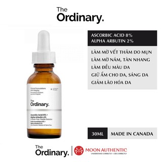 Tinh chất làm sáng, mờ nám tàn nhang The Ordinary Ascorbic Acid 8% + Alpha Arbutin 2% serum