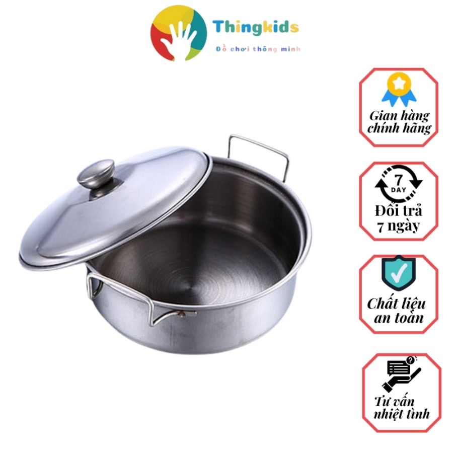 Bộ đồ chơi nấu ăn xoong nồi inox 40 chi tiết- Thingkids