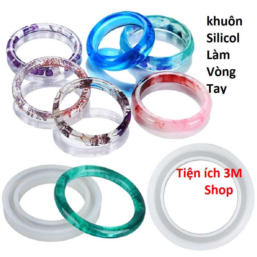 Khuôn Silicol Hình Vòng Tay,Khuôn Làm Handmade Vòng Tay Silicol