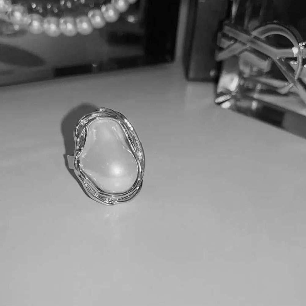 Nhẫn Hở VANES1 Bằng Hợp Kim Lấp Lánh Thời Trang Cho Nữ