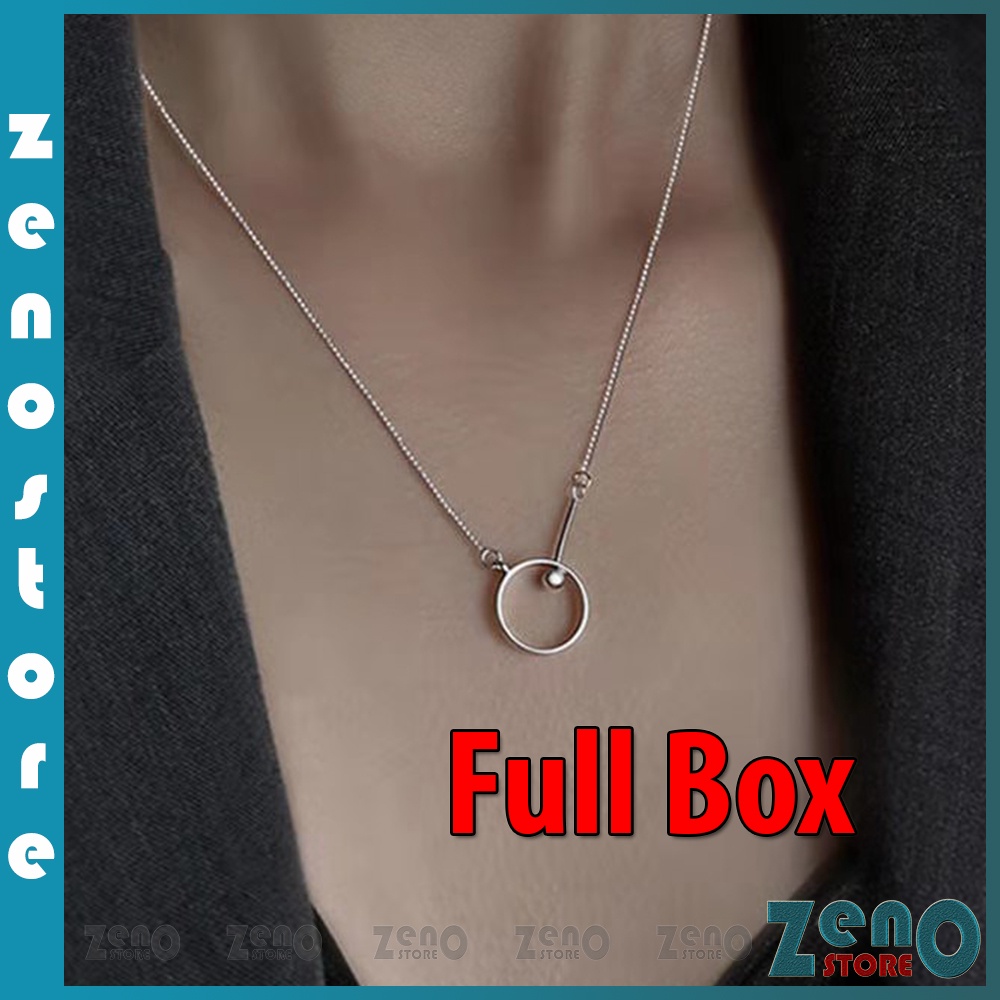Vòng cổ titan cá tính DC14, (Full box) dây chuyền basic phong cách Hàn Quốc