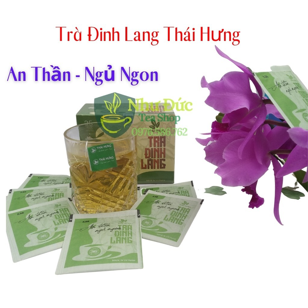 Trà Đinh Lăng THÁI HƯNG Giúp An Thần Ngủ Ngon Giảm Stress 1 Túi Lọc 2,5gr | BigBuy360 - bigbuy360.vn