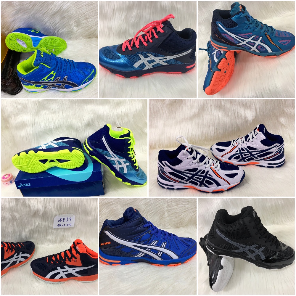 Giày Bóng Chuyền Nam💎2021 HOT💎 Đế Cao Su Khâu Full Đế Freeship + Tặng bó gối
