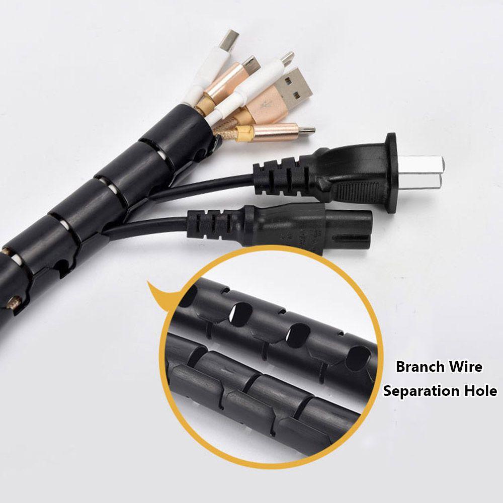 Mioshop Ống Quấn Dây Cáp Xoắn Ốc Sắp Xếp Gọn Gàng
