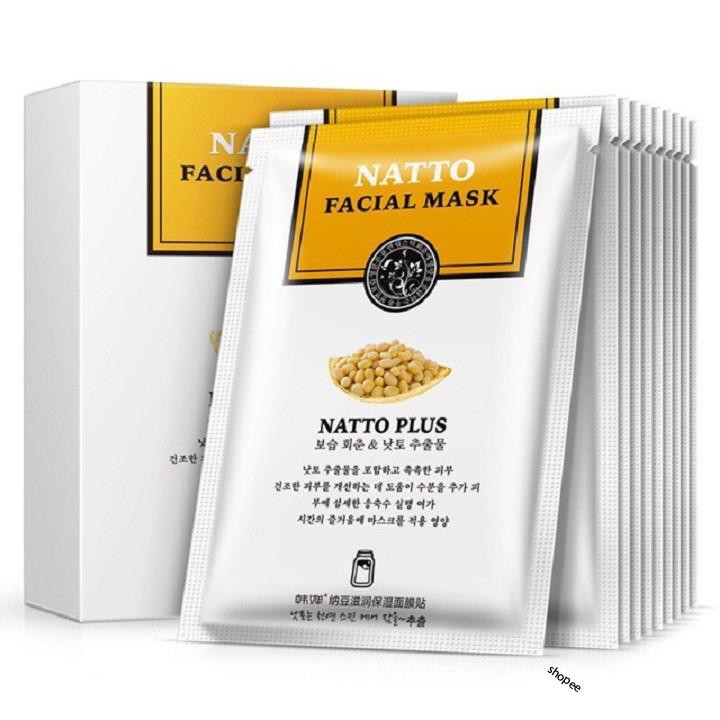 Combo 5 Miếng Mặt Nạ Đậu Nành Natto Plus Facial Mask