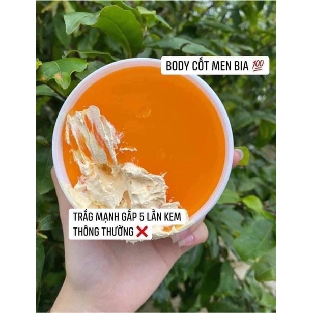 Kem Body Cốt Trắng Men Bia Nicos