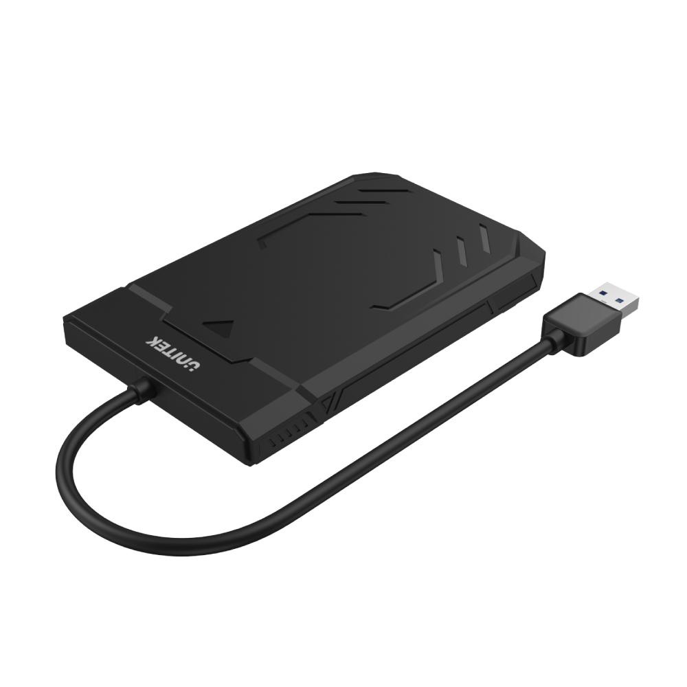 BOX Ổ CỨNG HDD/SSD 2,5" USB 3.0 TỐC ĐỘ LÊN TỚI 5Gbps HỖ TRỢ Ổ CỨNG LÊN TỚI 6Gb HÀNG CHÍNH HÃNG UNITEK Y3036