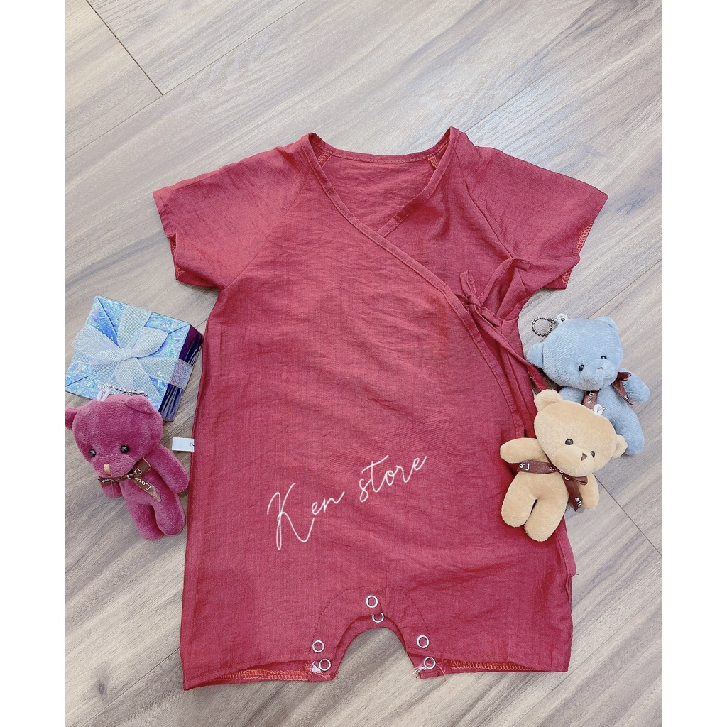Body Cho Bé Trai, Bé Gái Chất Liệu Đũi Từ 4-15kg Ken Store