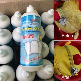 Combo 4 chai Tẩy mốc quần áo Tracatu hàng Việt Nam loại 500ml