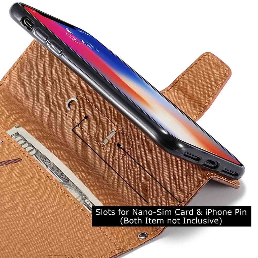 Bao da điện thoại kèm dây đeo thời trang cho iPhone 6 6S 6Plus 6Splus 7 8 7Plus 8Plus X XS XR XSM 11 11Pro 11Promax | BigBuy360 - bigbuy360.vn