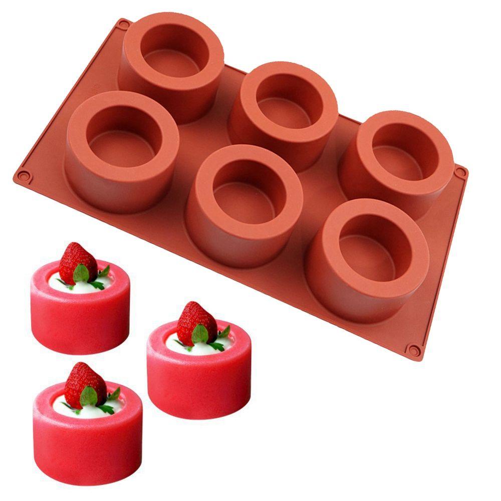 AUGUSTINA Khuôn Silicone Làm Bánh / Đất Sét Hình Chậu Hoa Tiện Dụng