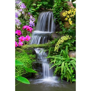 Tranh dán tường 3D VTC Cảnh đẹp thiên nhiên WT0021 kim sa