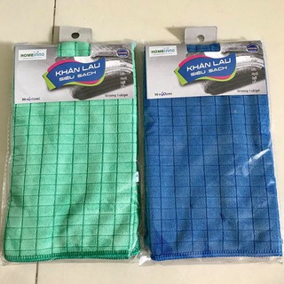 Dòng khăn lau đa năng homeinno - combo 2 khăn lau siêu sạch đa năng caro kt:50x60 homeinno