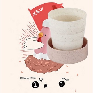 Ly Cốc Uống Nước Lúa Mạch Xếp Gọn Tiện Dụng