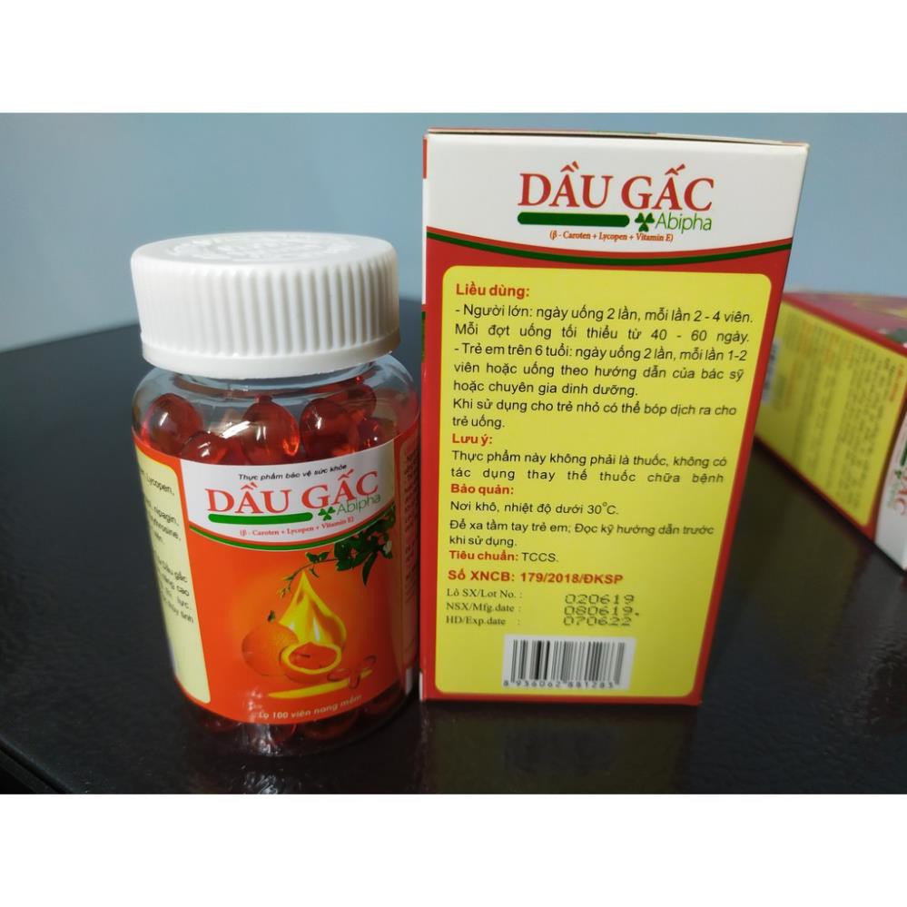 Dầu gấc DHA omega đẹp da chống lão hóa, nhức mắt ,mỏi mắt | BigBuy360 - bigbuy360.vn