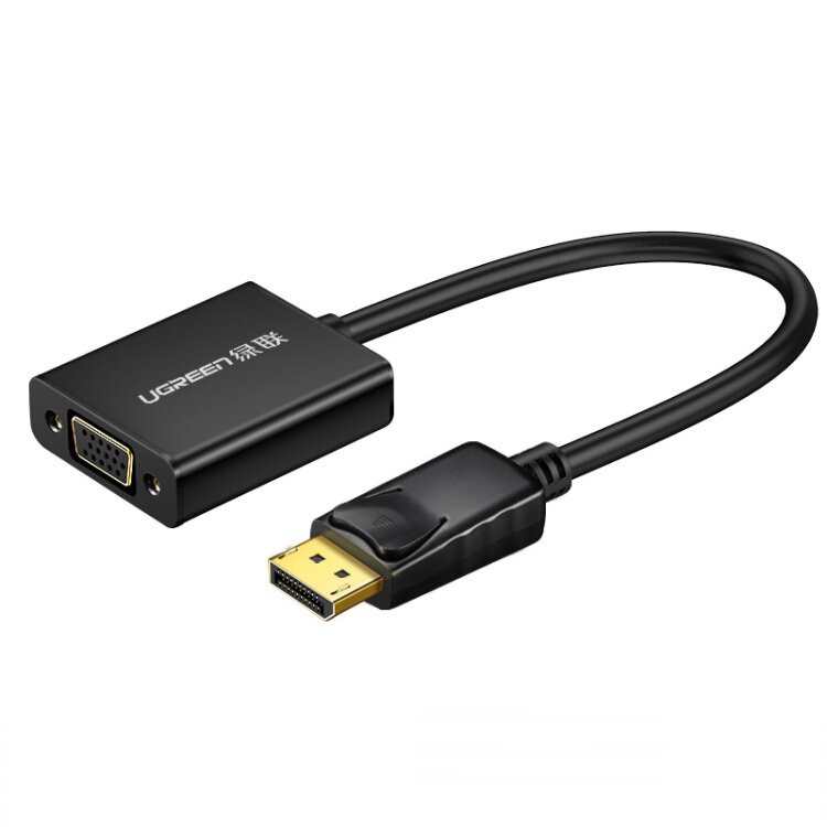 Dây chuyển đổi DisplayPort sang VGA+Audio converter (Vỏ nhôm) dài 25cm UGREEN DP106