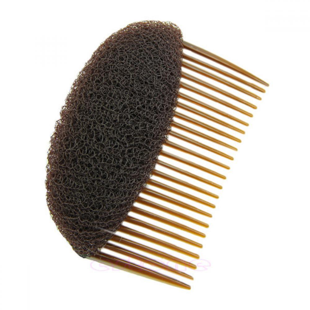Hair Styler Volume Bouffant Beehive Shaper Bumpits Foam On Clear Comb Xmas Gift