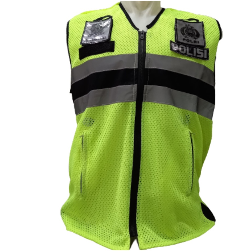 Áo Vest Cảnh Sát Màu Xanh Lá Cây