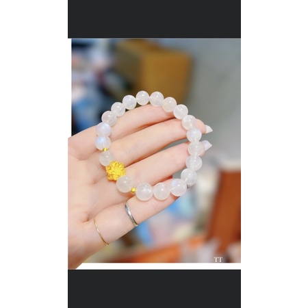 Vòng tay moon mix charm  10 và 24 có giấy của tiệm