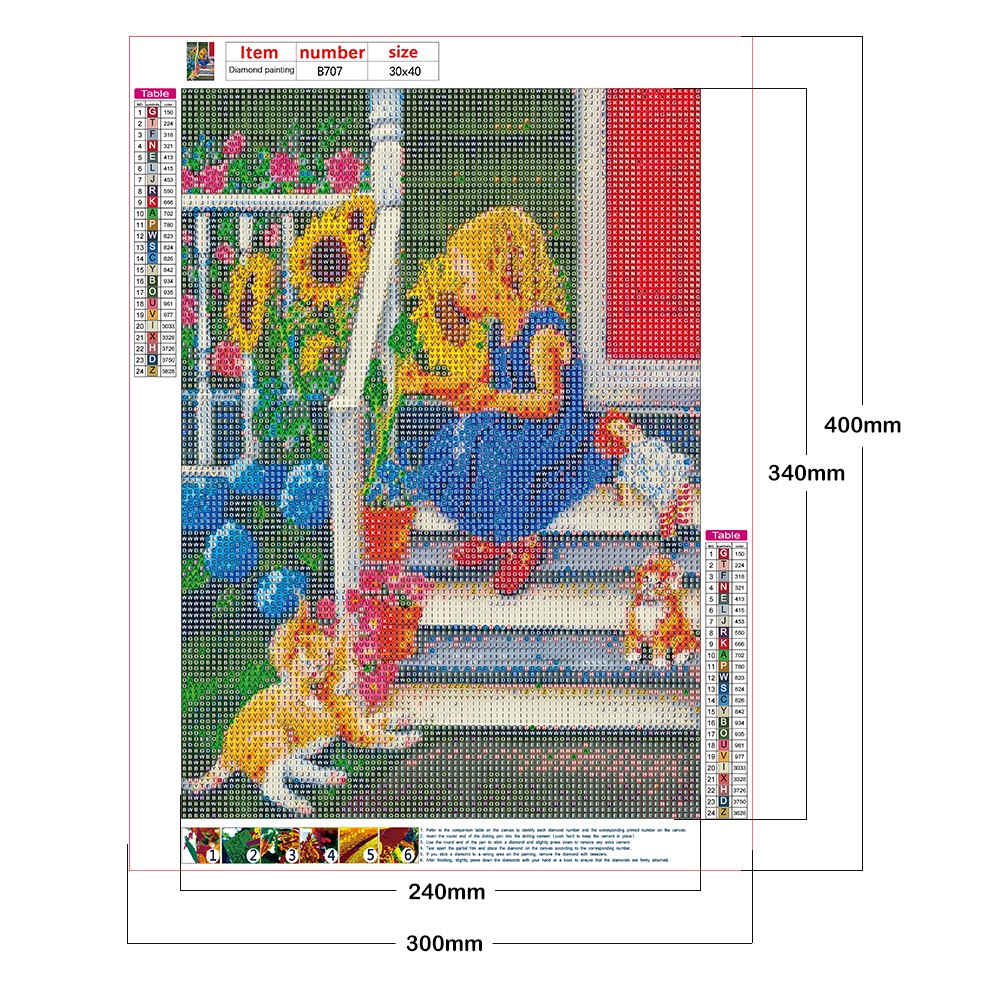 Bộ Tranh Đính Đá 5d Tự Làm Hình Ngôi Nhà Xinh Xắn