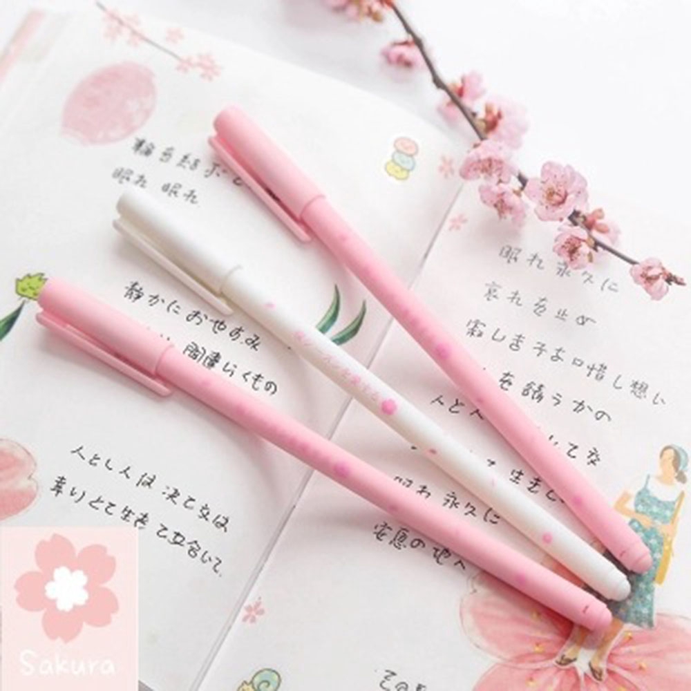 1 / 3 bút bi mực gel cỡ ngòi 0.38mm kiểu dáng xinh xắn chất lượng cao