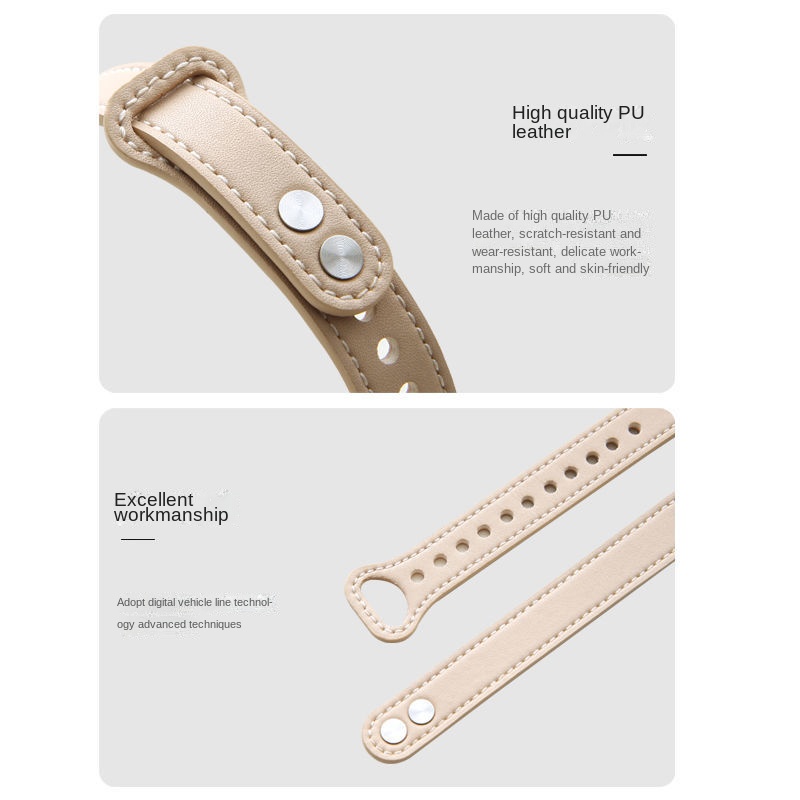 Dây Đeo Thay Thế Chất Liệu Da Bò Phối Kim Loại Cho Huawei Band 7 / 6 Honor Band 6