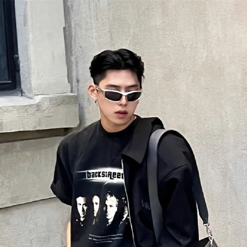 Kính Râm Chống Tia UV400 Màu Bạc Phong Cách Thể Thao Thời Trang Mới Cho Nam Và Nữ