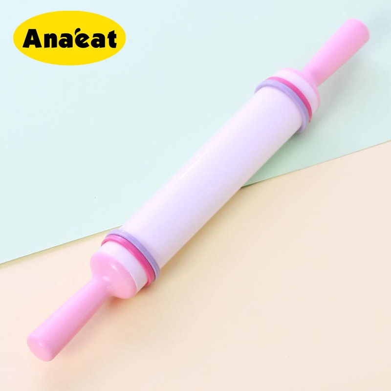 Cán lăn bột ANAEAT bằng silicon hỗ trợ làm bánh thủ công tiện dụng cho nhà bếp