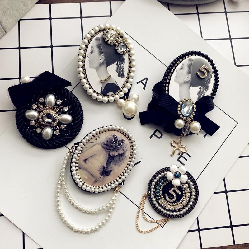 Ghim CàI ÁO HìNh Nơ ĐíNh Kim Cương NgọC Trai Giả ThờI Trang Cho Nữ