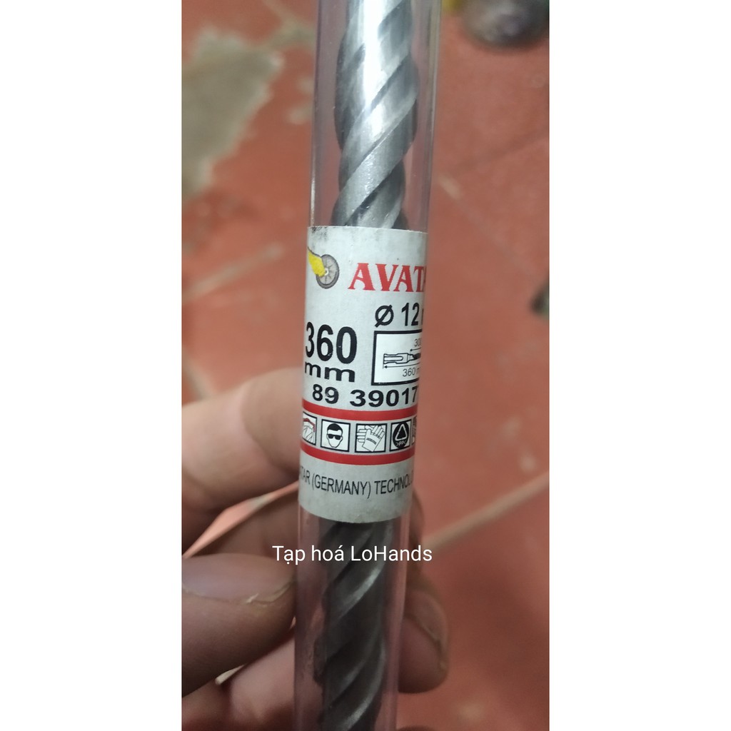 MŨI KHOAN BÊ TÔNG XUYÊN TƯỜNG DÀI 350MM