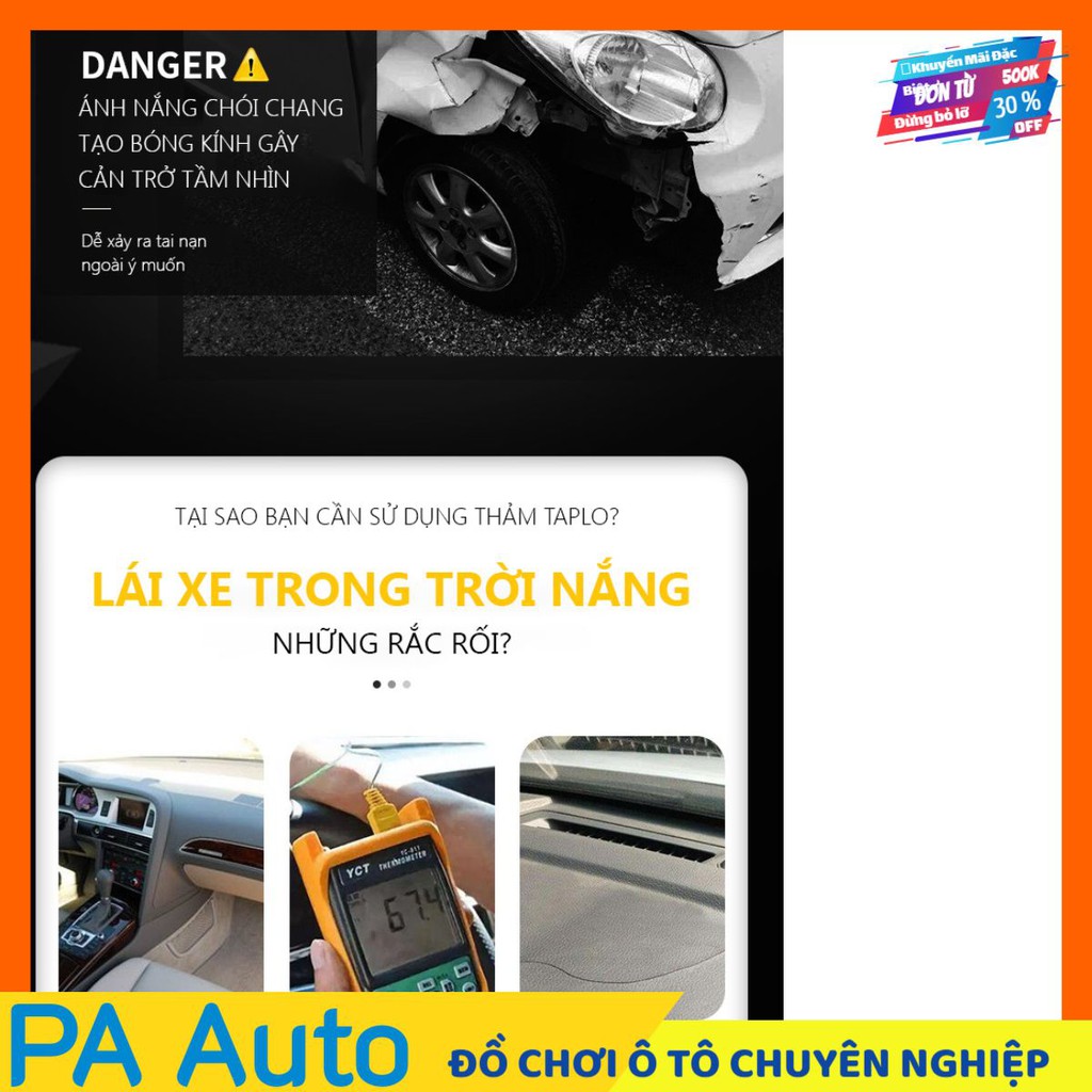 Thảm Taplo da vân cacbon xe ô tô innova năm 2007-2019 thế hệ mới chống nắng, chống trơn trượt