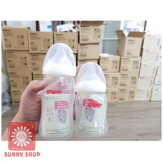 Bình sữa Pigeon cổ rộng PP PLUS 330ml