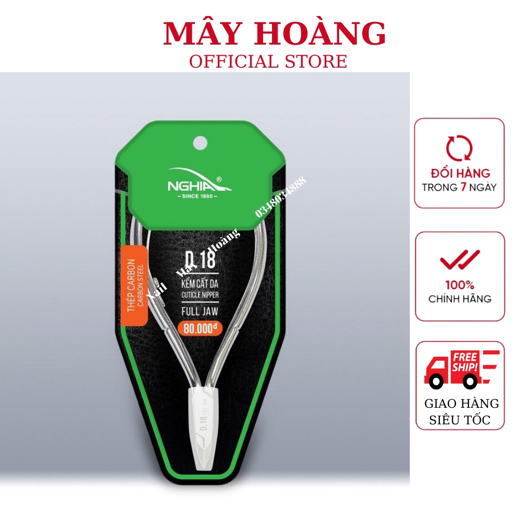 kìm nghĩa cắt da D18, kềm nghĩa nhặt da