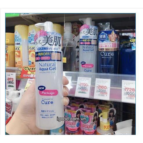 [Nội Địa Nhật] Gel tẩy da chết Cure 250g hàng Nhật chính hãng mẫu mới