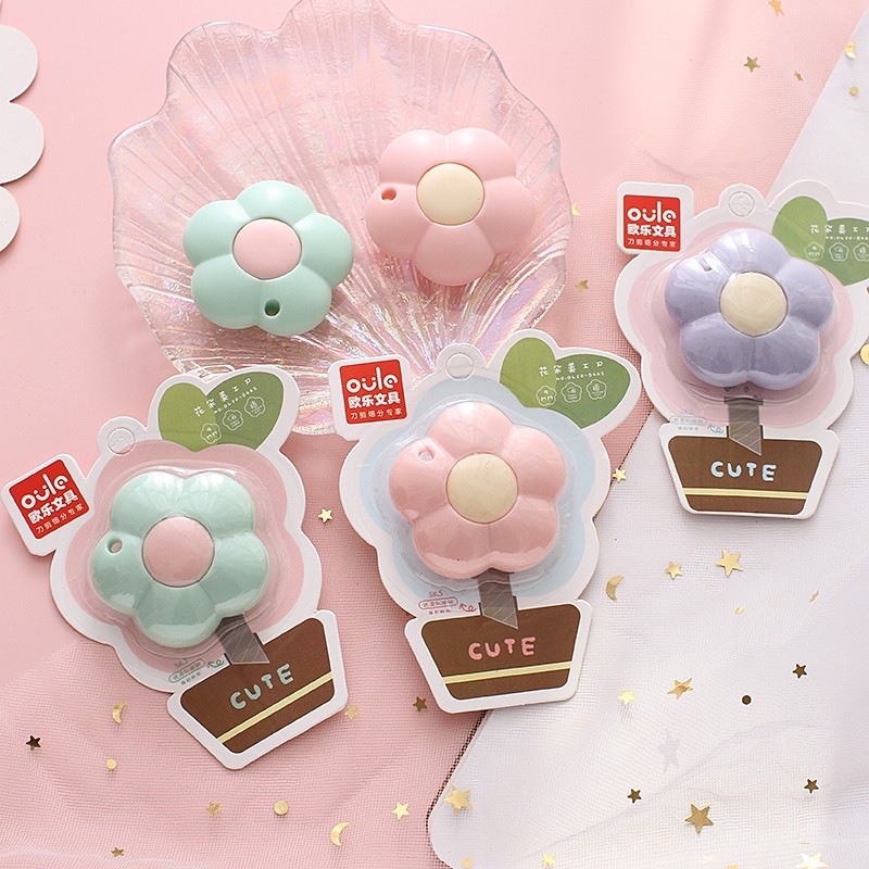 Dụng cụ rọc giấy hình hoa, hình mây, hình xương, chân mèo xinh xinh