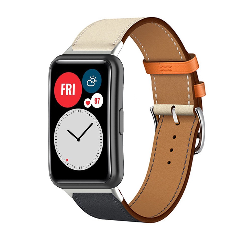Dây Đeo Đồng Hồ Làm Từ Da Thay Thế Cho Huawei Watch Fit