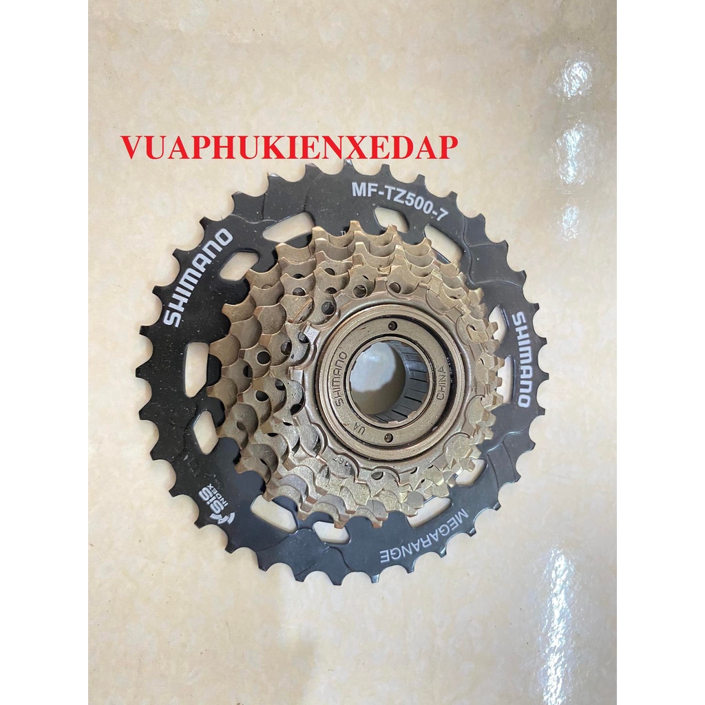 Líp vặn 7 tầng Shimano TZ500 14-34T chuyên dụng cho MTB