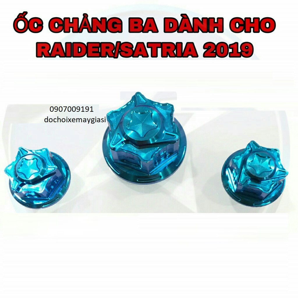 ỐC CHẢNG BA TITANIUM GR5 RAIDER FI 2017-2019