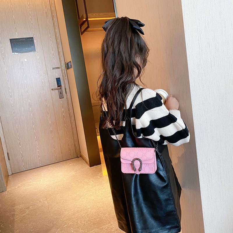Túi Đeo Chéo Da Pu Thời Trang Cho Bé Gái