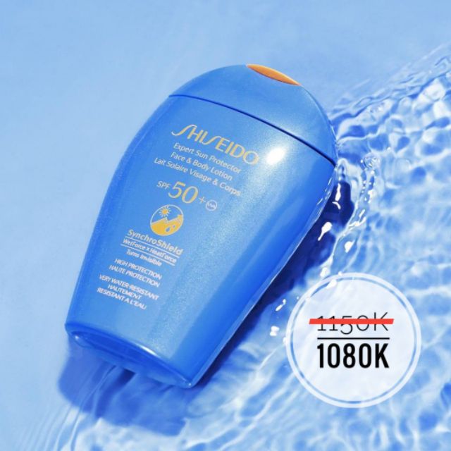 Kem Chống Nắng Shiseido Ultimate Sun Protection Lotion WetForce SPF50+ 100ml
