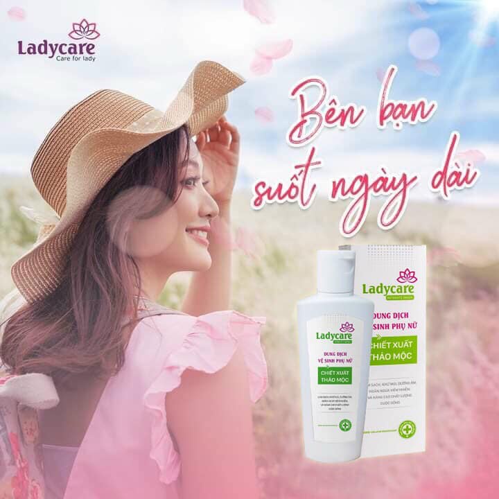 Dung dịch vệ sinh phụ nữ laclé ladycare chiết xuất thảo mộc 100ML - Tặng 01 ddvs dạng bọt Ladysofts Premium 100ml