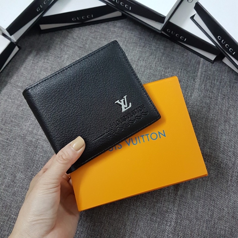 Ví Nam Cao Cấp, Bóp Da Nam Đựng Tiền Cao Cấp [FullBox] dáng đứng, dáng ngang, nhiều ngăn tiện dụng