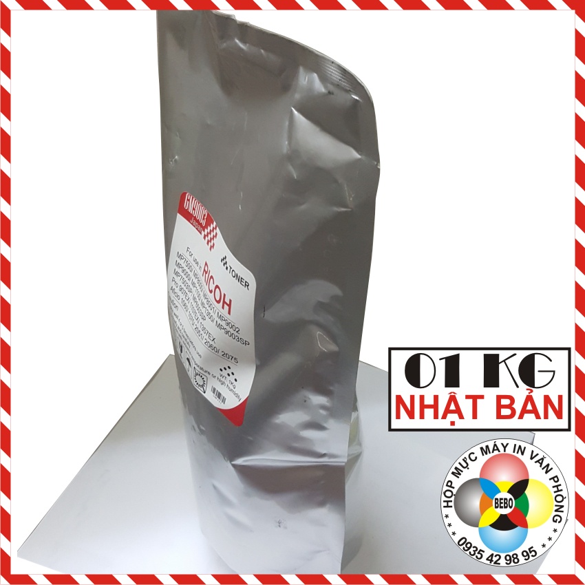 Mực máy Photocopy Ricoh Aficio MP 2852, 2851, 2554, 2553, 2352, 2555, 2500, 2580, 2590, 2591, Gói 01 KG.