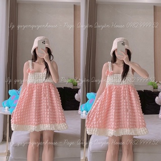 Đầm xốp nơ 2M