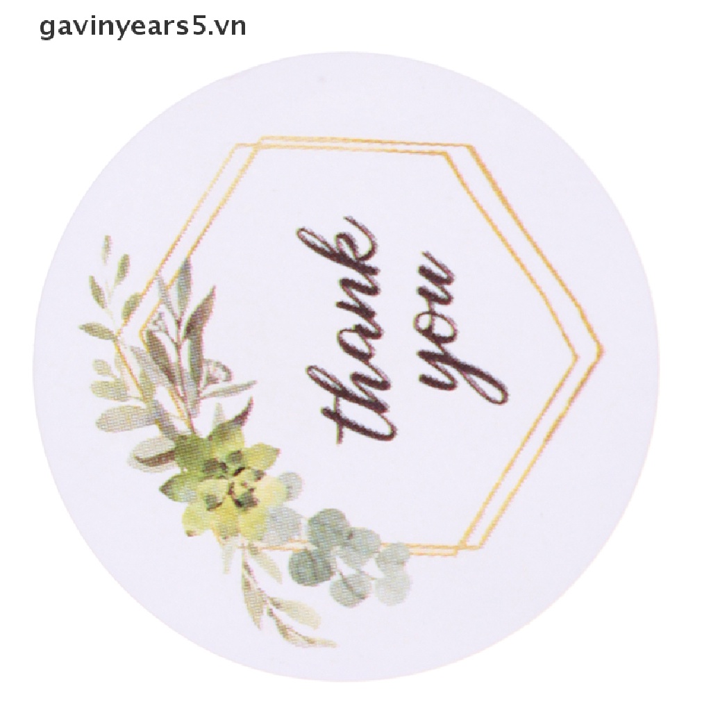 Cuộn 500 Nhãn Dán Thank You Trang Trí Đa Ứng Dụng